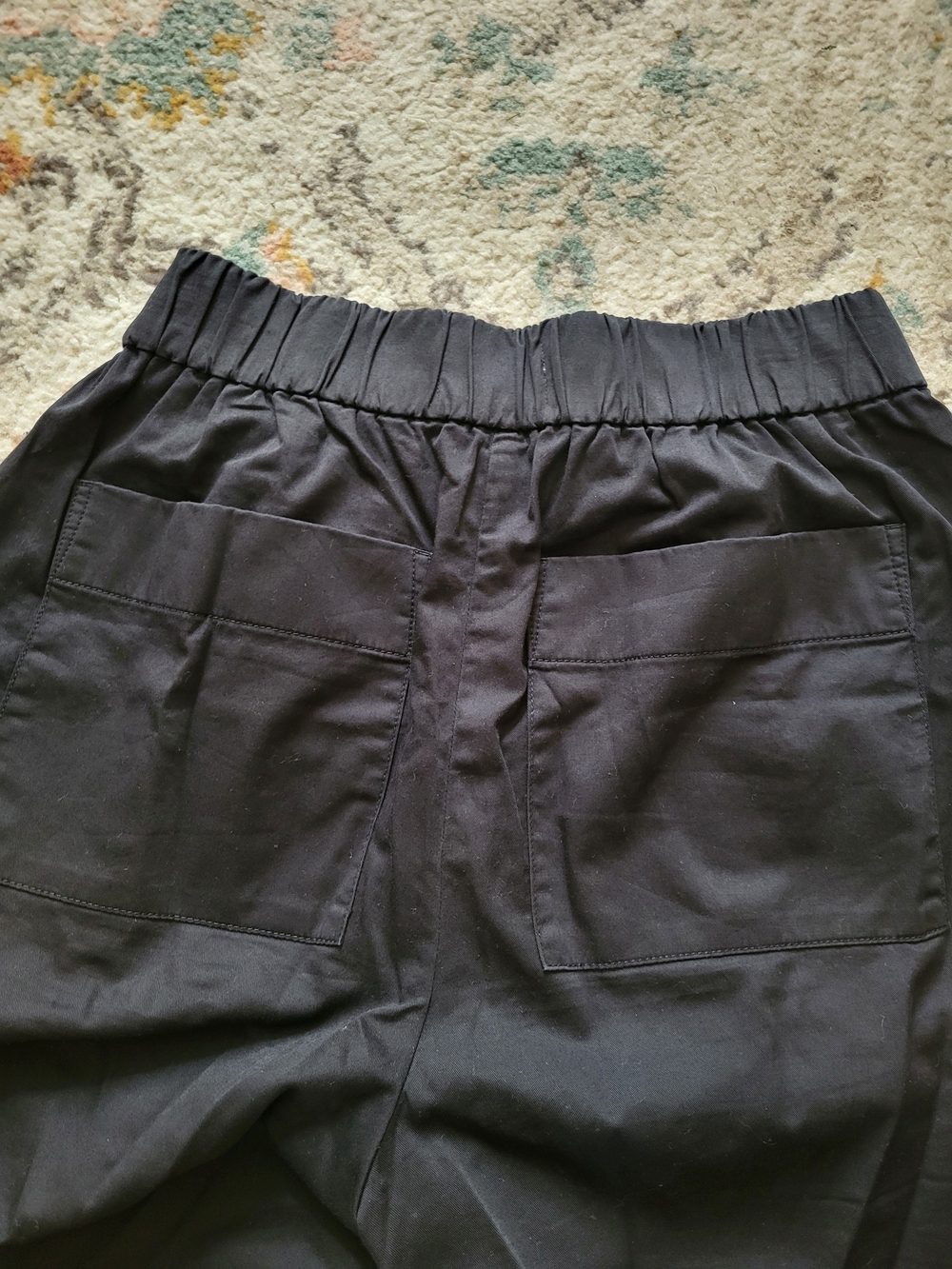 Everlane The Easy Pant Black Straight Leg Relaxed Highwaisted Trousers - Picture 3 of 5